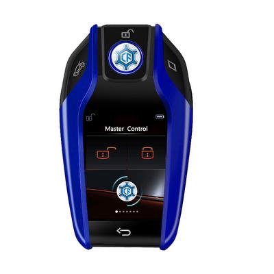 EKRANLI LCD AKTARMA ANAHTAR BMW MODELİ MAVİ